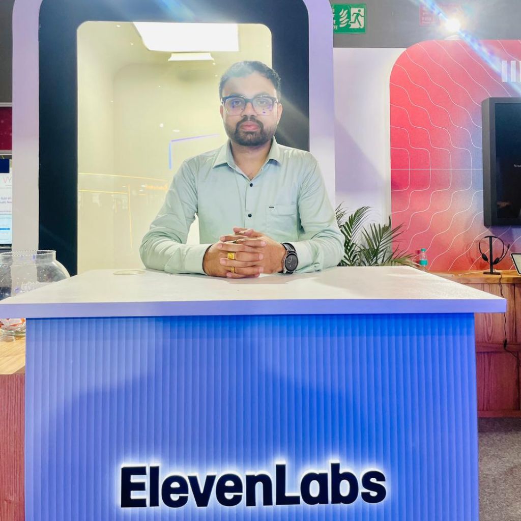 ElevenLabs website designer in gwalior sparsh kharya